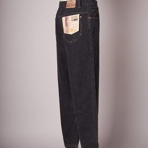 Vintage 1990s Gotcha Black Corduroy Pants